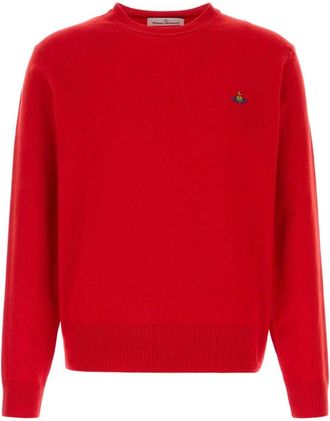 Vivienne Westwood Red Crew Neck Sweaters