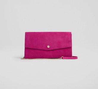 L.k. Bennett Womens CU LAYLA CLUTCH BAG, Burgundy - One Size