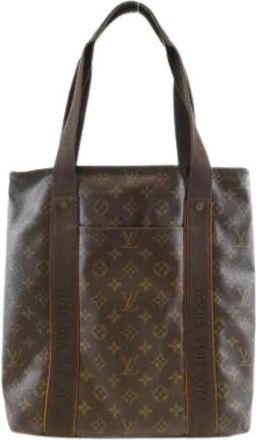 Louis Vuitton Pre-owned Tote Bags, female, Brown, Size: ONE SIZE Pre-owned Cabas Beaubourg Tote