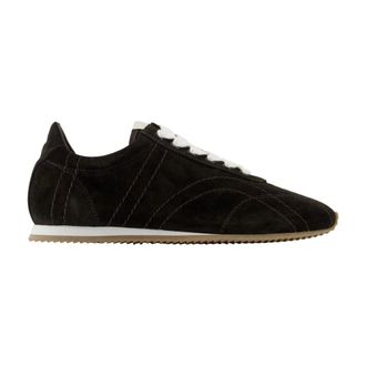 Toteme Flex Suede Trainers - female - Tot&ecirc;Me - Sneakers - Black - 5 UK - Shoes