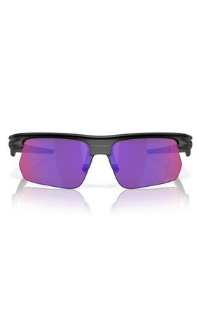 Oakley Bisphera 68mm Prizm Gradient Oversize Rectangular Sunglasses in Crystal Grey at Nordstrom