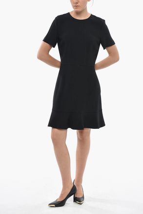 Stella McCartney Solid-Color Short-Sleeve Dress Stella McCartney