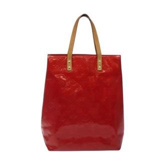 Louis Vuitton Pre-owned Tote Bags, female, Red, Size: ONE SIZE Pre-owned Vernis Tote Bag