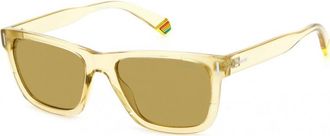 Polaroid Womens PLD-6186-S-40G PLD 6186 54 S 40G Sunglasses - Yellow - One Size