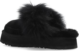 UGG Womens Disquette Chalet Slippers Black Shoes > Sandals
