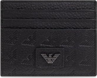 Emporio Armani Logo Plaque Card Holder