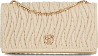 Dune London Womens Accessories Strong - Quilted Leather Cross Body Bag - Beige - One Size