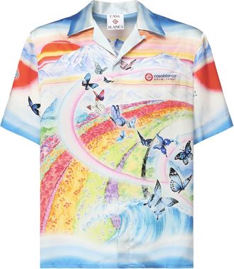 Casablanca Printed Silk Shirt