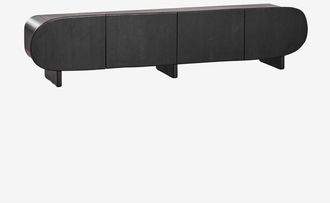 Sklum Mueble Tv 220x40 Cm En Madera De Mango Agathe Sklum