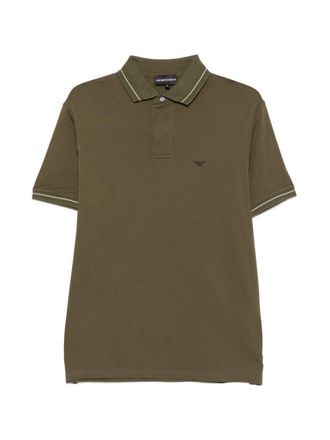 Emporio Armani Polo Emporio Armani de algod&oacute;n con logotipo