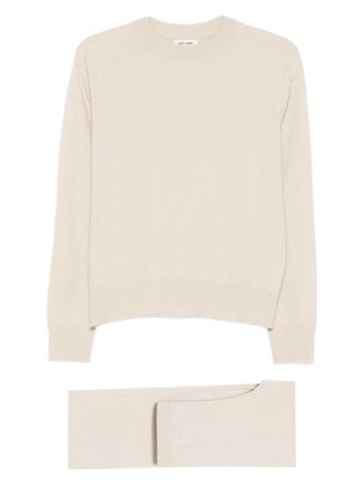Soft Goat Conjunto De Pantal&oacute;n Y Jersey De Cashmere De Cabra Suave