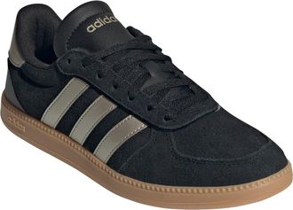 adidas Breaknet Sleek Sneaker in Black/Cyber Metallic/Gum at Nordstrom Rack, Size 7.5