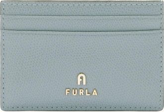 Furla Camelia Porta Carte Di Credito S Nuvola Blu Pelle Stampata Donna