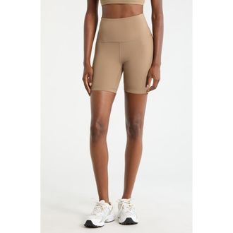 Lord & Taylor Sculpt Shorts in Caribou at Nordstrom, Size X-Small