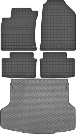 OEM Hyundai I30 Iii Sw Kombi De 2017 (juego) - Alfombrillas De Goma Para Coche + Alfombrilla Para Maletero