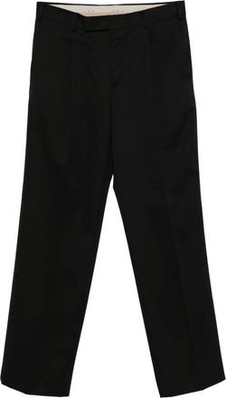 Pantaloni Torino Quindici pleat-detail trousers - Black