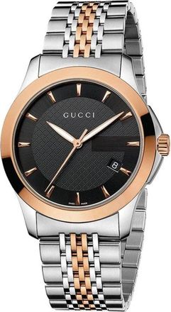 Gucci Ya 126410 Polshorloge - Heren - Horloges - Grijs - ONE Size - Accessoires