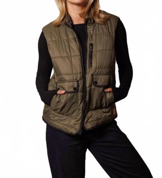 Iron And Resin Womens Paogo Vest In Olive