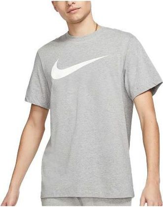 Nike Sportswear Swoosh T-Shirt Dark Grey Heather White DC5094-063