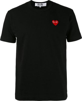 Comme Des Gar&ccedil;ons Black T-shirt Logo
