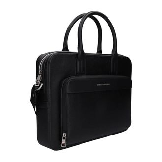 Tommy Hilfiger Central Slim Computer Bag - Heren - Tassen - Zwart - Maat: ONE Size