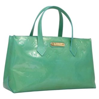 Louis Vuitton Tweedehands leren Louis Vuitton tassen - Dames - Pre-owned - Groen - Maat: ONE Size Leer