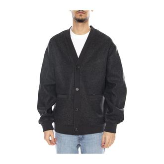 Only & Sons Cardigans - Heren - Vesten - Grijs - XL - Leer - Truien & Vesten