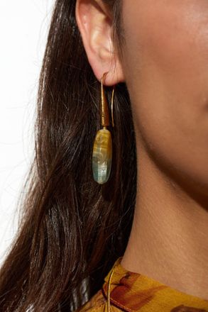 Forte_Forte Forte_forte Earrings With Colorful Glass, Womens, Gold