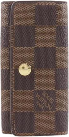Louis Vuitton Pre-owned Accessories, male, Brown, Size: ONE SIZE Pre-owned Multicles 4 Key Case