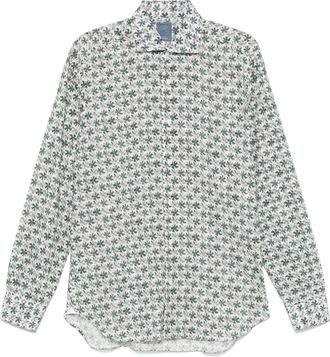 Barba Camicia con stampa - Bianco