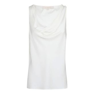 Nouvelle/Silk95Five Sleeveless Tops, female, White, Size: XS Paris Cowl Neck Top