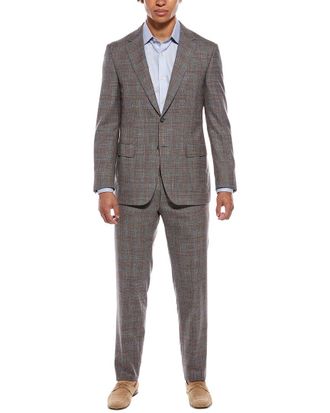 Canali 2Pc Wool, Silk, & Linen-Blend Suit