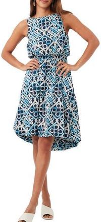Trina Turk Sought After Bubble Hem Dress in Blue Multi at Nordstrom Rack, Size Xx-Large