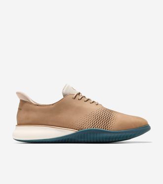 Cole Haan Mens 6.ZER&Oslash;GRAND Laser Quick-On Oxford Shoes - Brown Size 10.5