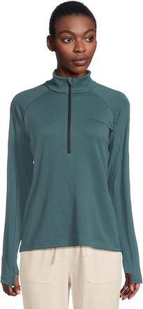 Columbia Driventure Half Zip Womens Workout Everblue/Black : MD, Polyester