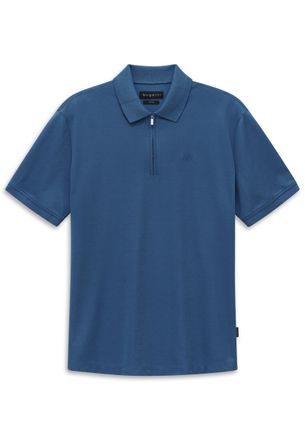 Bugatti Herren Poloshirt met korte ritssluiting