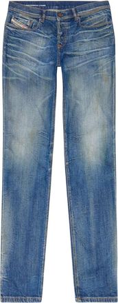 Diesel D-Finitive tapered jeans - men - Elastane/Cotton/Recycled Cotton - 29/32 - Blue