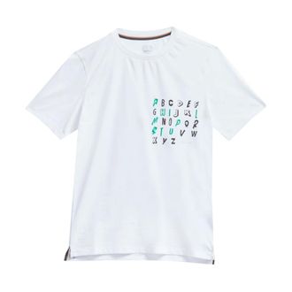 Paul Smith T-Shirts, male, White, Size: L Alphabet Print T-shirt