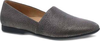Dansko Womens Larisa Flats In Pewter Metallic