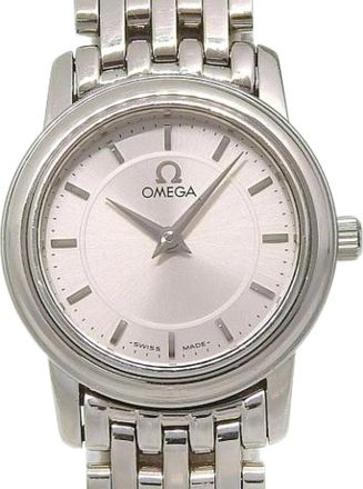 Omega Pre-owned De Ville Prestige Roestvrij staal - Dames - Vintage Horloges - Grijs - ONE Size - Vintage