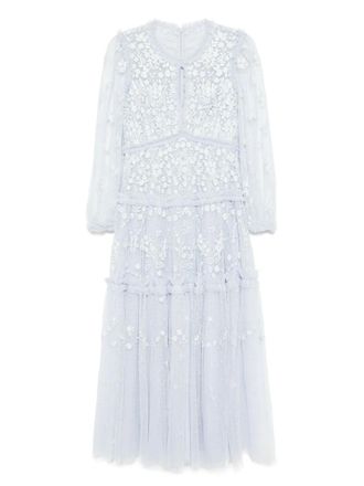 Needle & Thread Abito a maniche lunghe - Blu