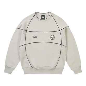 Palace Pro Team Piped Crew Concrete Grey P30CS010