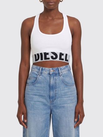 Diesel Top cropped in jersey