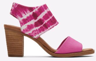 Toms Toms Majorca Cutout Sandal Womens - Pink Mixed Material - Size UK 6