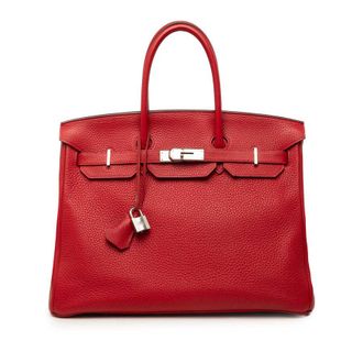 Herm&egrave;s Pre-owned Hermes Clemence Birkin Retourne 35 Satchel Ladies 9NJP0RCFIY3S2UF5