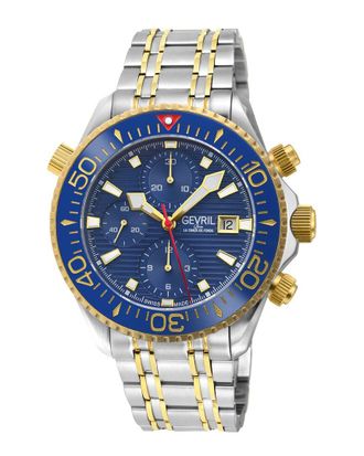 Gevril Group Mens Hudson Yards Chronograph Watch