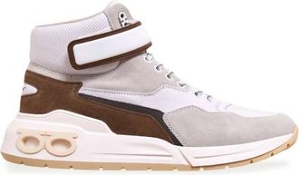 Ferragamo Cosma High-Top Sneakers, Size 10.5