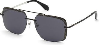 adidas OR0017 05A Mens Sunglasses Black Size 62