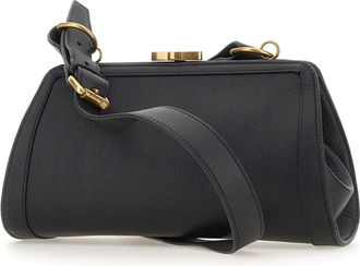 Vivienne Westwood Ascot Frame Bag - Dames - Schoudertassen - Zwart - ONE Size - Leer - Tassen
