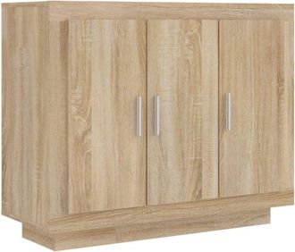 vidaXL vidaXL Sideboard Sonoma Oak 92x35x75 cm Engineered Wood